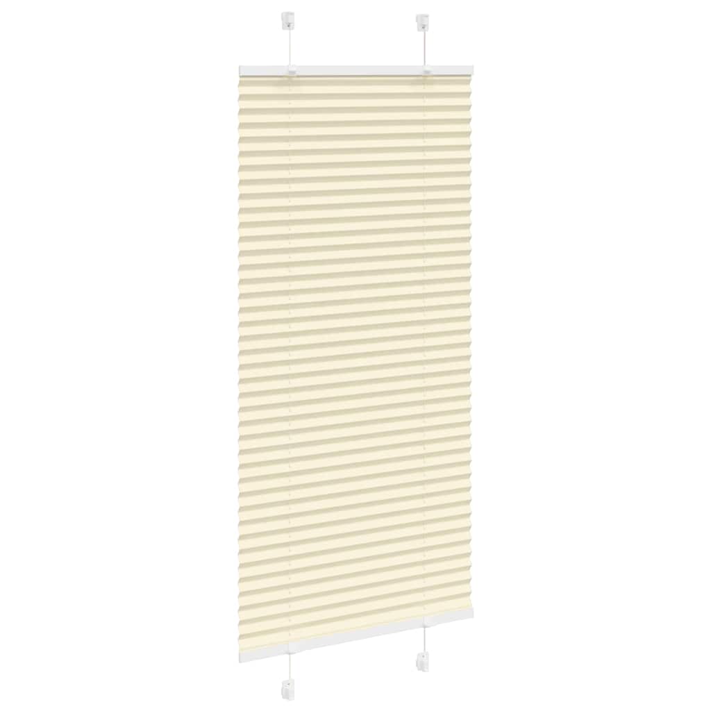 Tenda Plissettata Crema 60x150 cm Larghezza Tessuto 59,4 cm