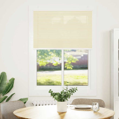 Tenda Plissettata Crema 90x150 cm Larghezza Tessuto 89,4 cm