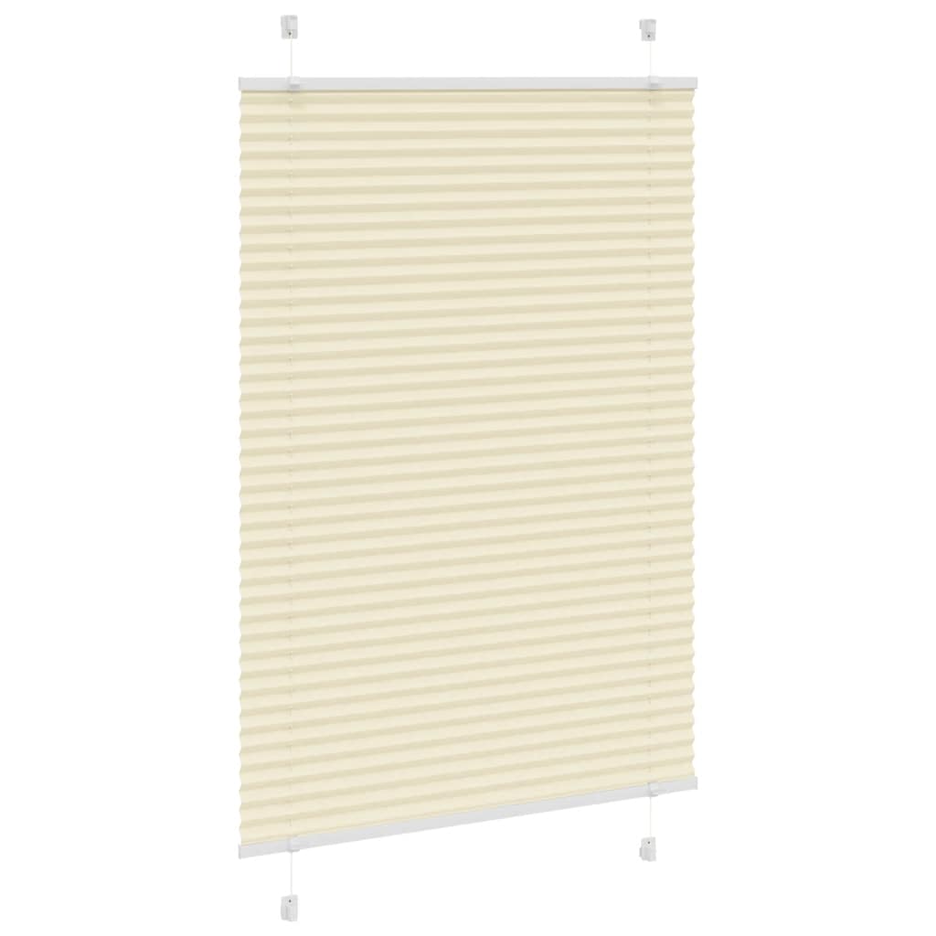 Tenda Plissettata Crema 100x150 cm Larghezza Tessuto 99,4 cm