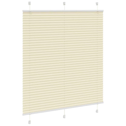 Tenda Plissettata Crema 120x150 cm Larghezza Tessuto 119,4 cm