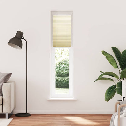Tenda Plissettata Crema 45x200 cm Larghezza Tessuto 44,4 cm