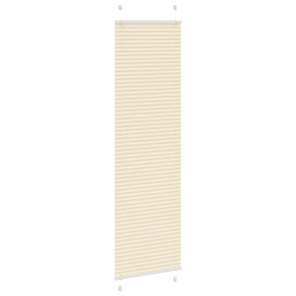 Tenda Plissettata Crema 55x200 cm Larghezza Tessuto 54,4 cm