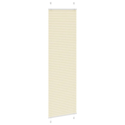 Tenda Plissettata Crema 60x200 cm Larghezza Tessuto 59,4 cm