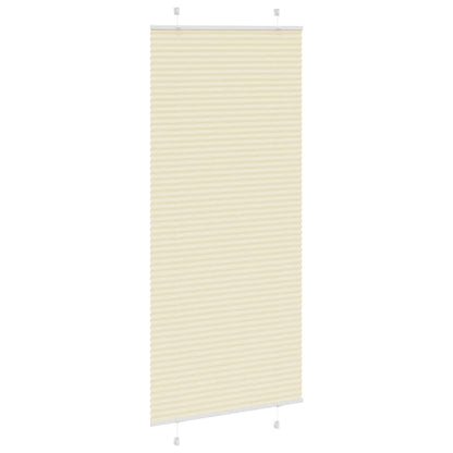 Tenda Plissettata Crema 90x200 cm Larghezza Tessuto 89,4 cm