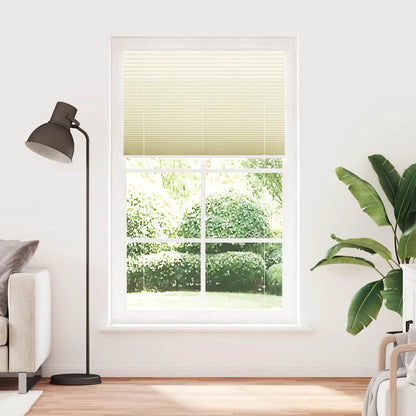 Tenda Plissettata Crema 115x200 cm Larghezza Tessuto 114,4 cm