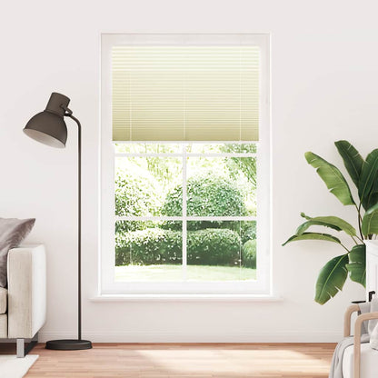 Tenda Plissettata Crema 120x200 cm Larghezza Tessuto 119,4 cm