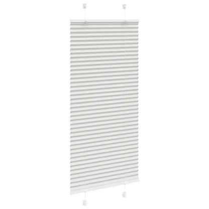 Tenda Plissettata Grigio Chiaro 60x150 cm Larghezza Tessuto