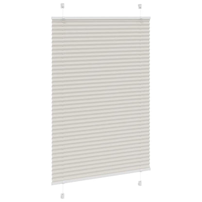 Tenda Plissettata Grigio Chiaro 95x150 cm Larghezza Tessuto