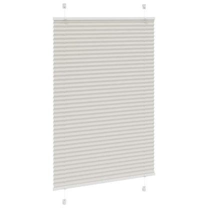 Tenda Plissettata Grigio Chiaro 100x150 cm Larghezza Tessuto