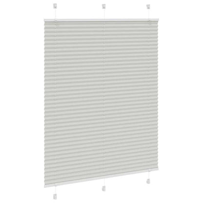 Tenda Plissettata Grigio Chiaro 110x150 cm Larghezza Tessuto