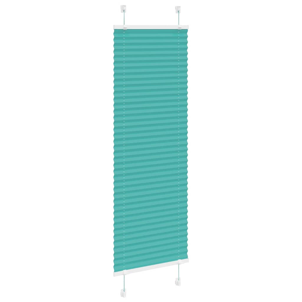 Tenda Plissettata Verde petrolio 50x150 cm Larghezza Tessuto