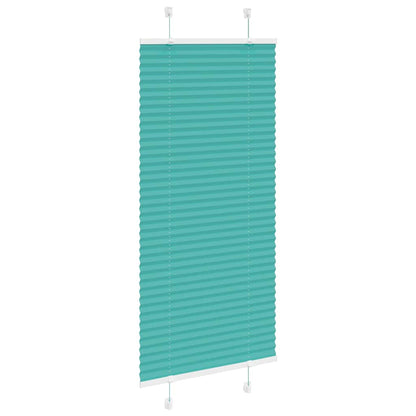 Tenda Plissettata Verde petrolio 55x150 cm Larghezza Tessuto