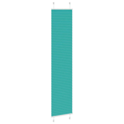 Tenda Plissettata Verde petrolio 40x200 cm Larghezza Tessuto