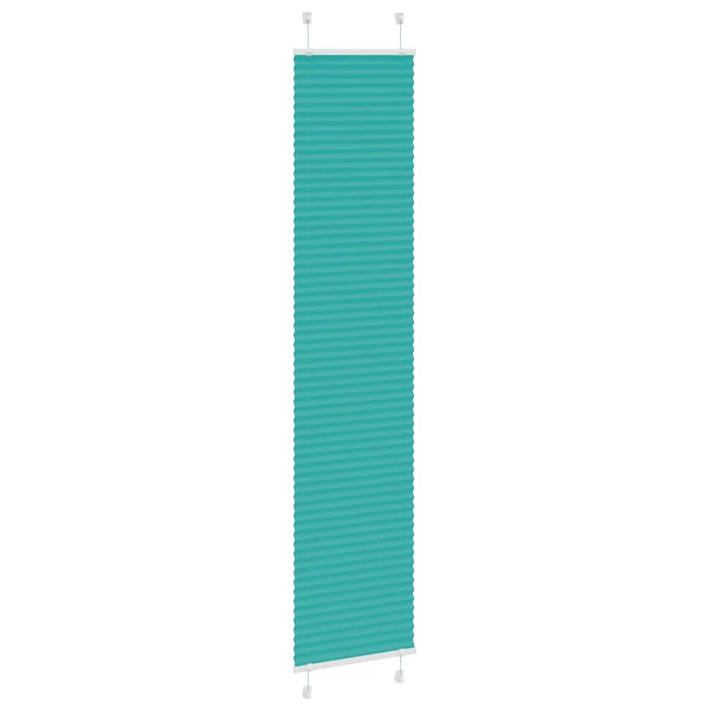 Tenda Plissettata Verde petrolio 50x200 cm Larghezza Tessuto