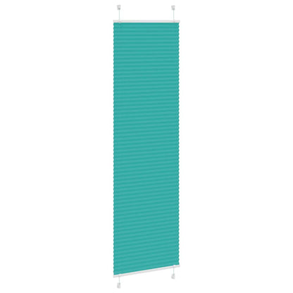 Tenda Plissettata Verde petrolio 60x200 cm Larghezza Tessuto
