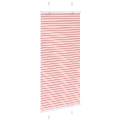 Tenda Plissettata Rosa 55x100 cm Larghezza Tessuto 54,4 cm