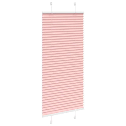 Tenda Plissettata Rosa 65x100 cm Larghezza Tessuto 64,4 cm