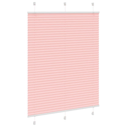 Tenda Plissettata Rosa 105x100 cm Larghezza Tessuto 104,4 cm