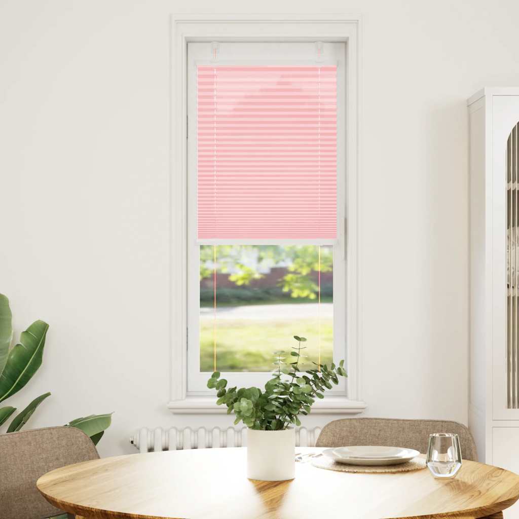 Tenda Plissettata Rosa 40x150 cm Larghezza Tessuto 39,4 cm