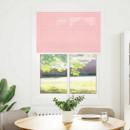 Tenda Plissettata Rosa 85x150 cm Larghezza Tessuto 84,4 cm
