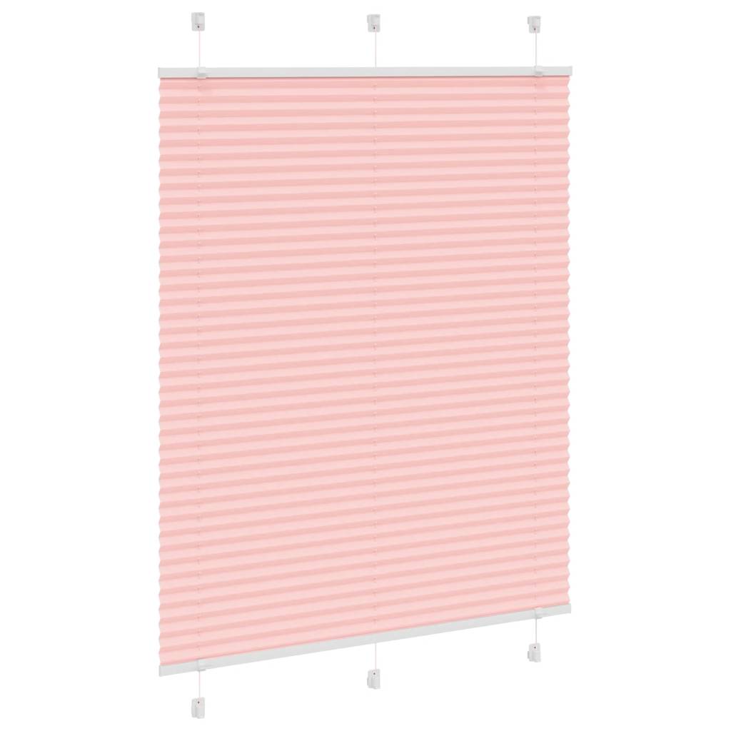 Tenda Plissettata Rosa 105x150 cm Larghezza Tessuto 104,4 cm