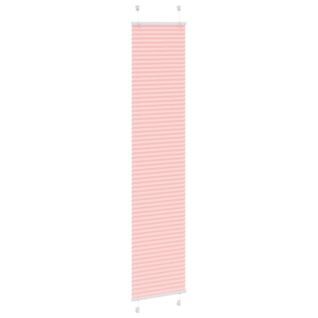 Tenda Plissettata Rosa 40x200 cm Larghezza Tessuto 39,4 cm