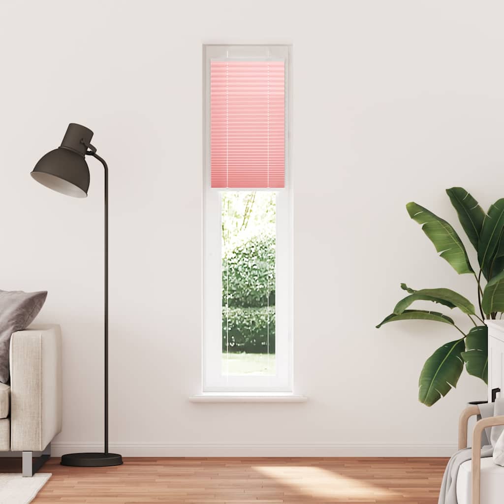 Tenda Plissettata Rosa 45x200 cm Larghezza Tessuto 44,4 cm
