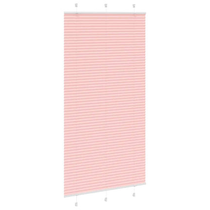 Tenda Plissettata Rosa 105x200 cm Larghezza Tessuto 104,4 cm