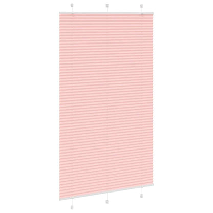Tenda Plissettata Rosa 115x200 cm Larghezza Tessuto 114,4 cm