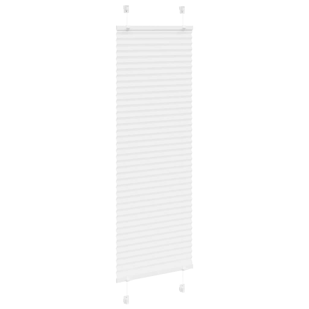 Tenda Plissettata Bianca 40x100 cm Larghezza Tessuto 39,4 cm