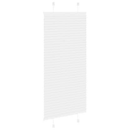 Tenda Plissettata Bianca 55x100 cm Larghezza Tessuto 54,4 cm