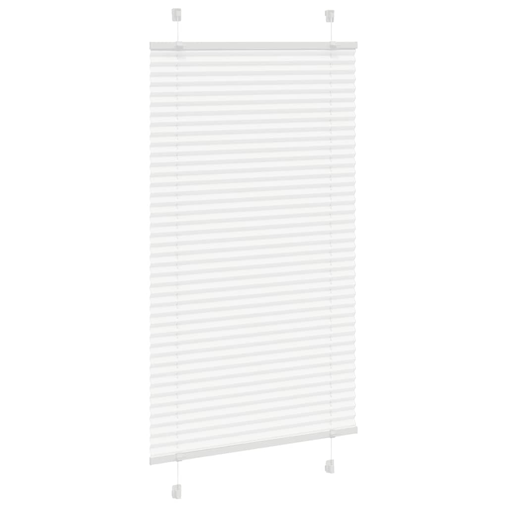 Tenda Plissettata Bianca 70x100 cm Larghezza Tessuto 69,4 cm