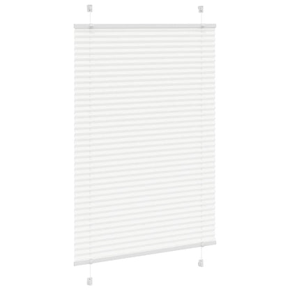 Tenda Plissettata Bianca 85x100 cm Larghezza Tessuto 84,4 cm