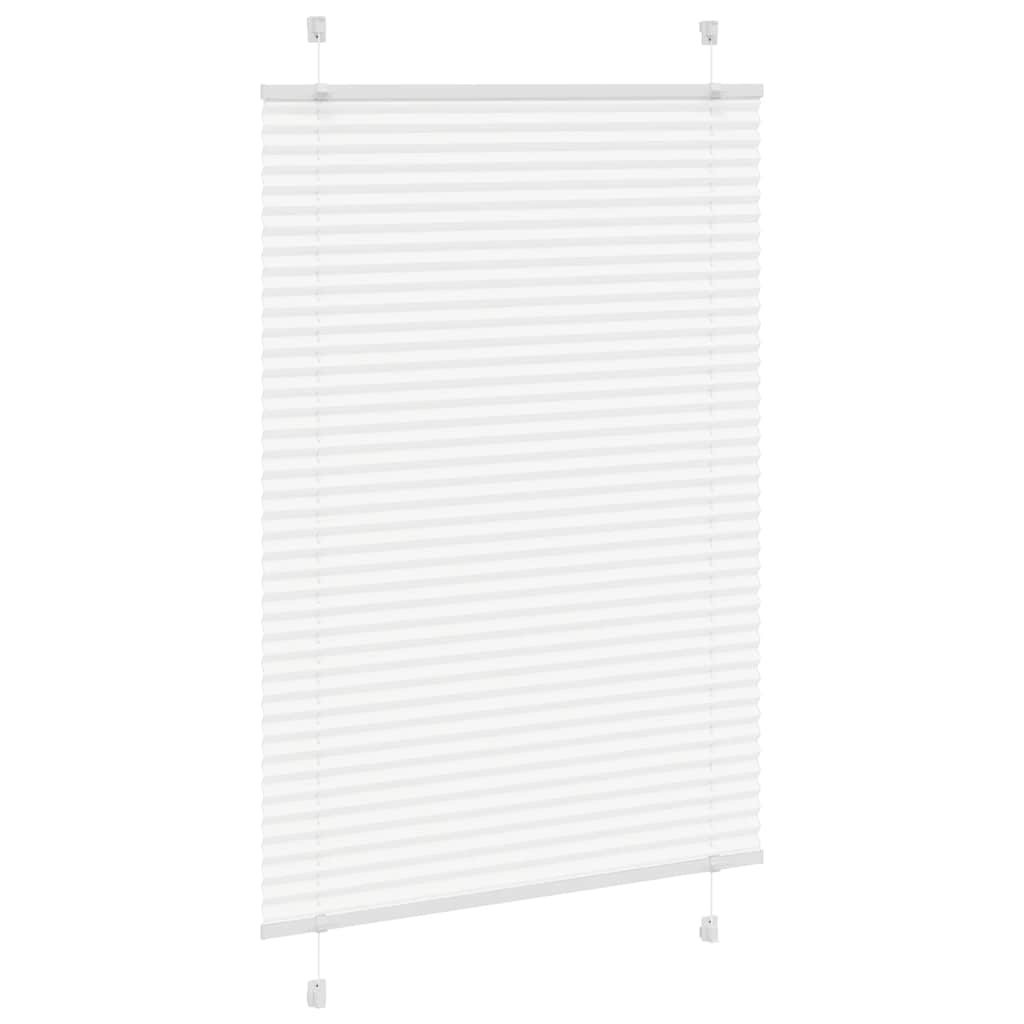 Tenda Plissettata Bianca 90x100 cm Larghezza Tessuto 89,4 cm