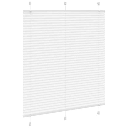 Tenda Plissettata Bianca 115x100 cm Larghezza Tessuto 114,4 cm