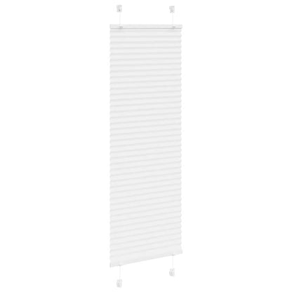 Tenda Plissettata Bianca 45x150 cm Larghezza Tessuto 44,4 cm