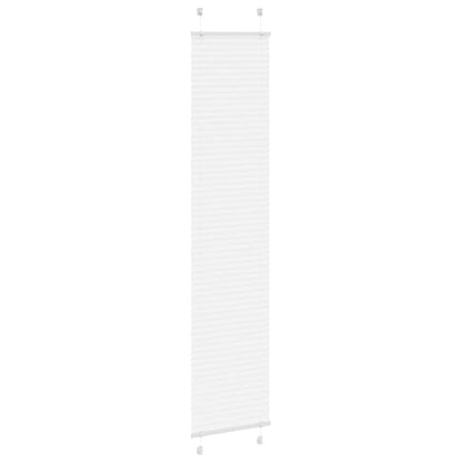 Tenda Plissettata Bianca 40x200 cm Larghezza Tessuto 39,4 cm