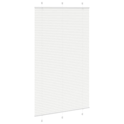 Tenda Plissettata Bianca 115x200 cm Larghezza Tessuto 114,4 cm