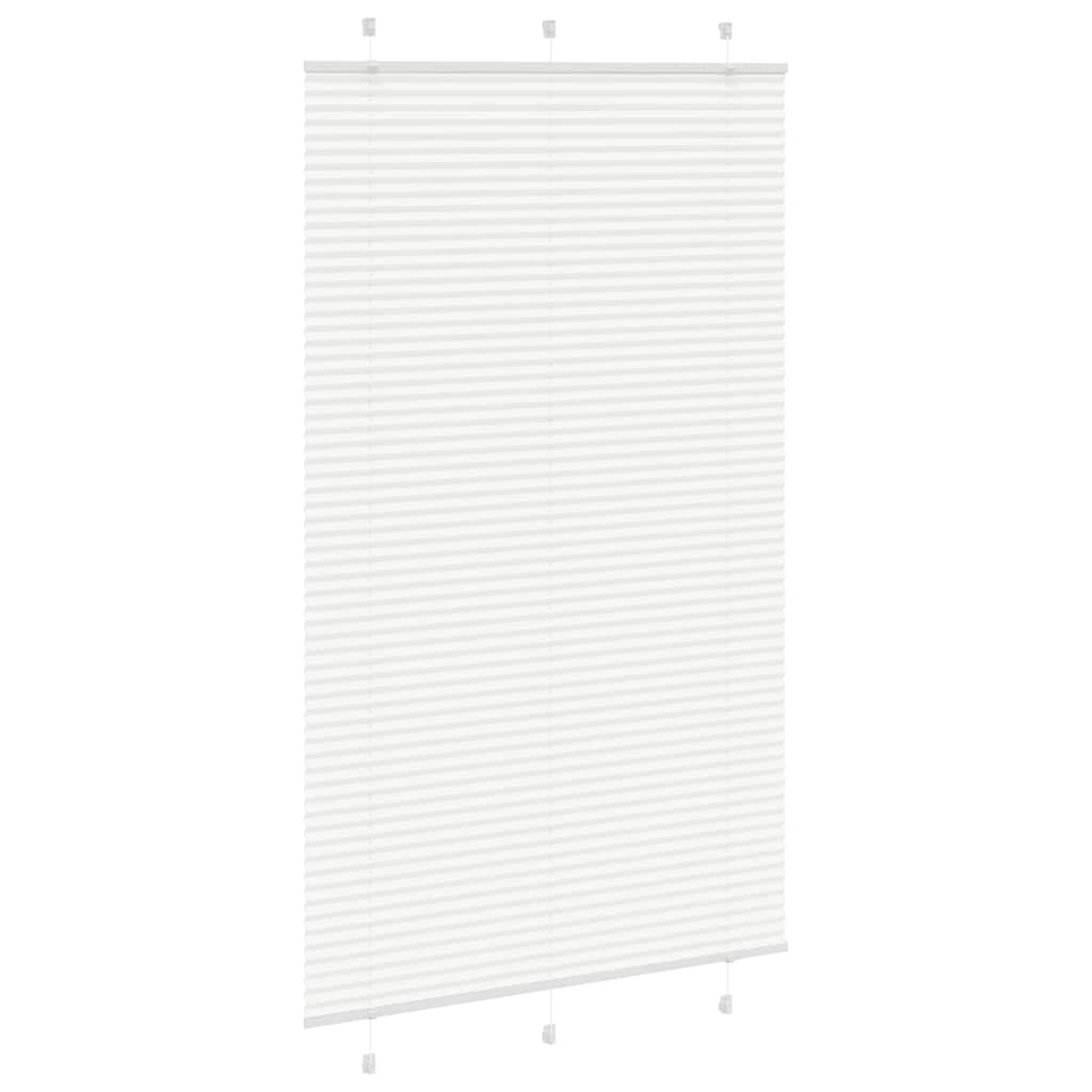Tenda Plissettata Bianca 120x200 cm Larghezza Tessuto 119,4 cm