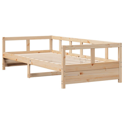 Dormeuse Naturale 80x200 cm in Legno Massello di Pino