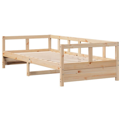 Dormeuse Naturale 90x200 cm in Legno Massello di Pino