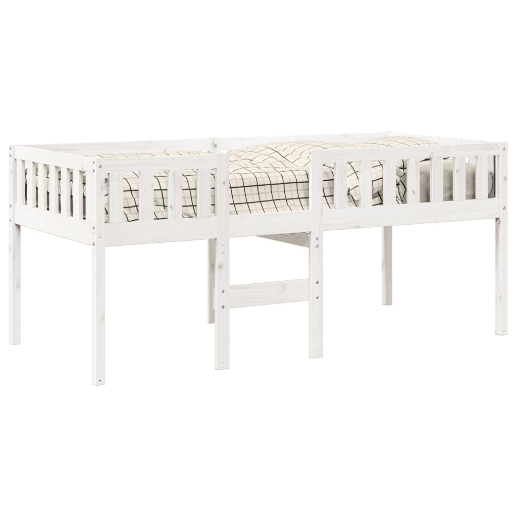 Letto per Bambini senza Materasso Bianco 90x200cm Massello Pino