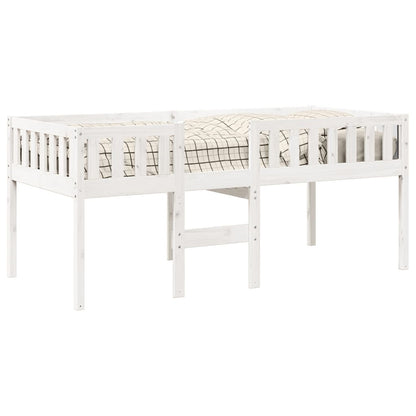Letto per Bambini senza Materasso Bianco 75x190cm Massello Pino