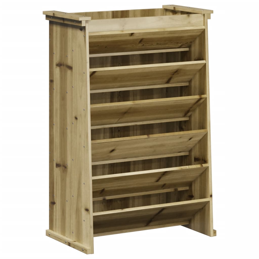Fioriera per Erbe 6 Ripiani 69x40x101,5cm Legno Impregnato Pino