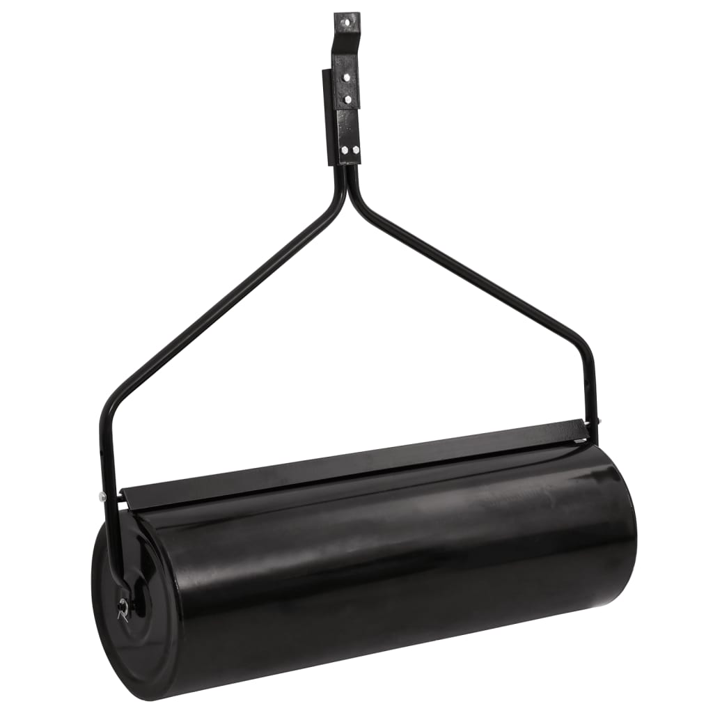 Rullo da Giardino con Aeratore a Morsetti Nero 63 L in Ferro