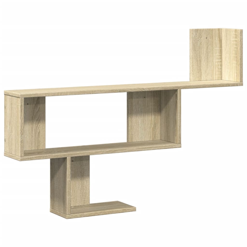 Scaffale a Parete Rovere Sonoma 100x15x70 cm in Truciolato