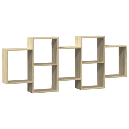 Scaffale a Parete Rovere Sonoma 159x18x65 cm in Truciolato