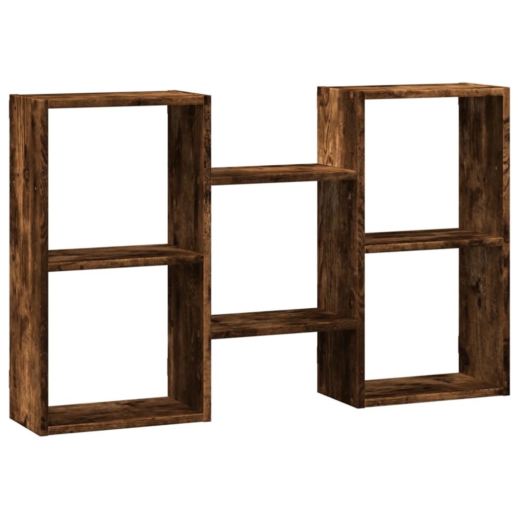 Mensola a Muro Rovere Fumo 96x18x60 cm in Truciolato