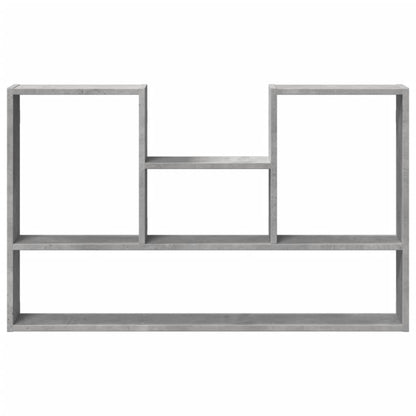 Scaffale a Muro Grigio Cemento 99x15x60 cm in Truciolato