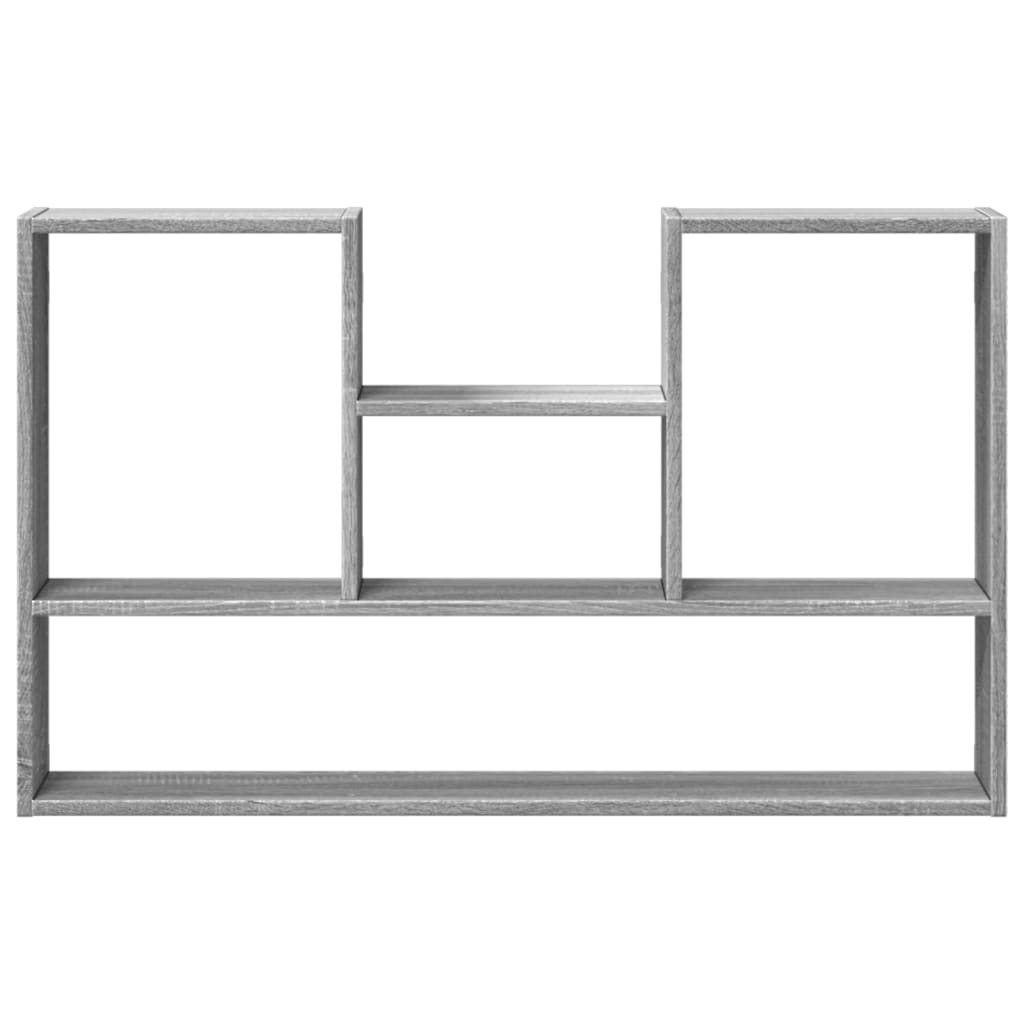 Mensola a Muro Grigio Sonoma 99x15x60 cm in Truciolato